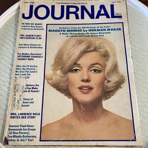 Ladies Home Journal Magazine July 1973 Marilyn Monroe‎ by Norman Mailer Vintage